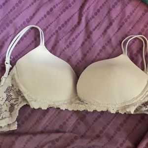 Gray Convertible Racer-back Bra